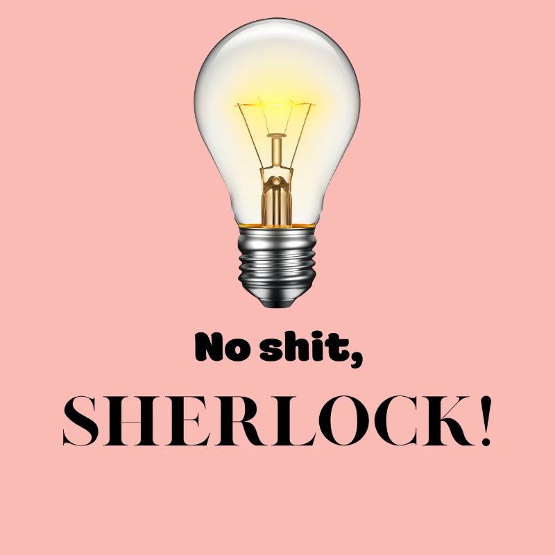 Pas de merde Sherlock !