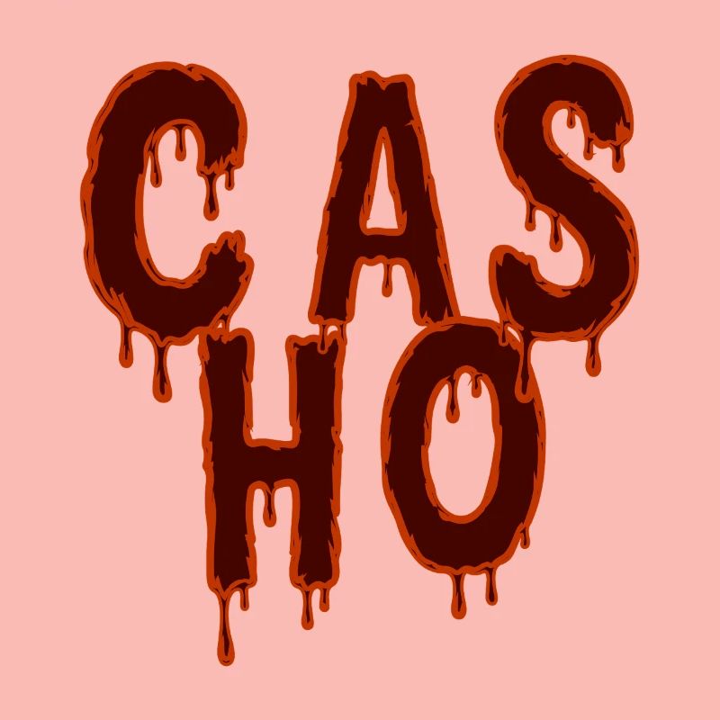 Tropfender Text Horror-Modedesign