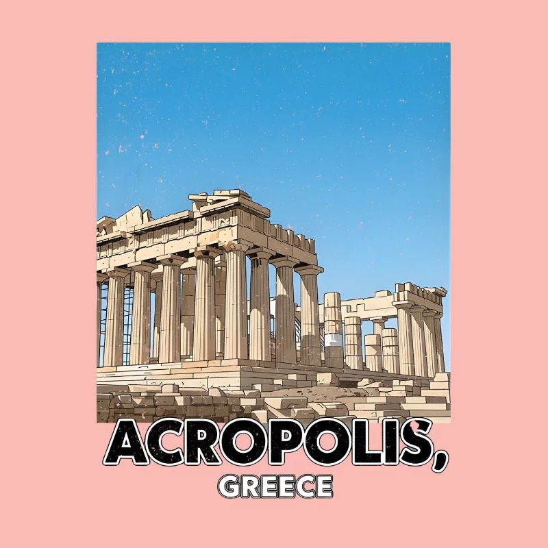 Acropole Grèce Affiche