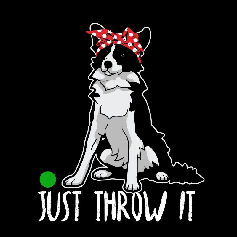Just Throw It Border Collie Hund Mütter und Väter