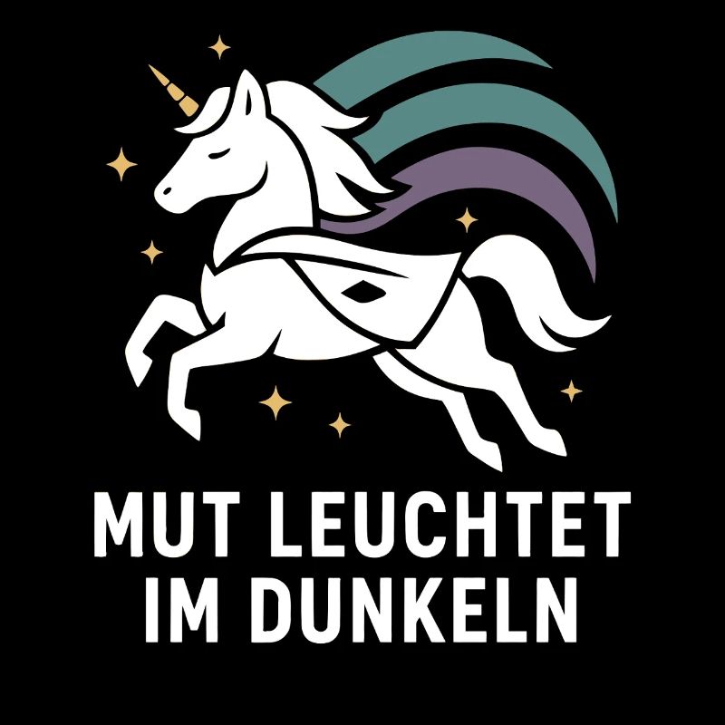 Mut leuchtet im Dunkeln, Einhorn Heldin
