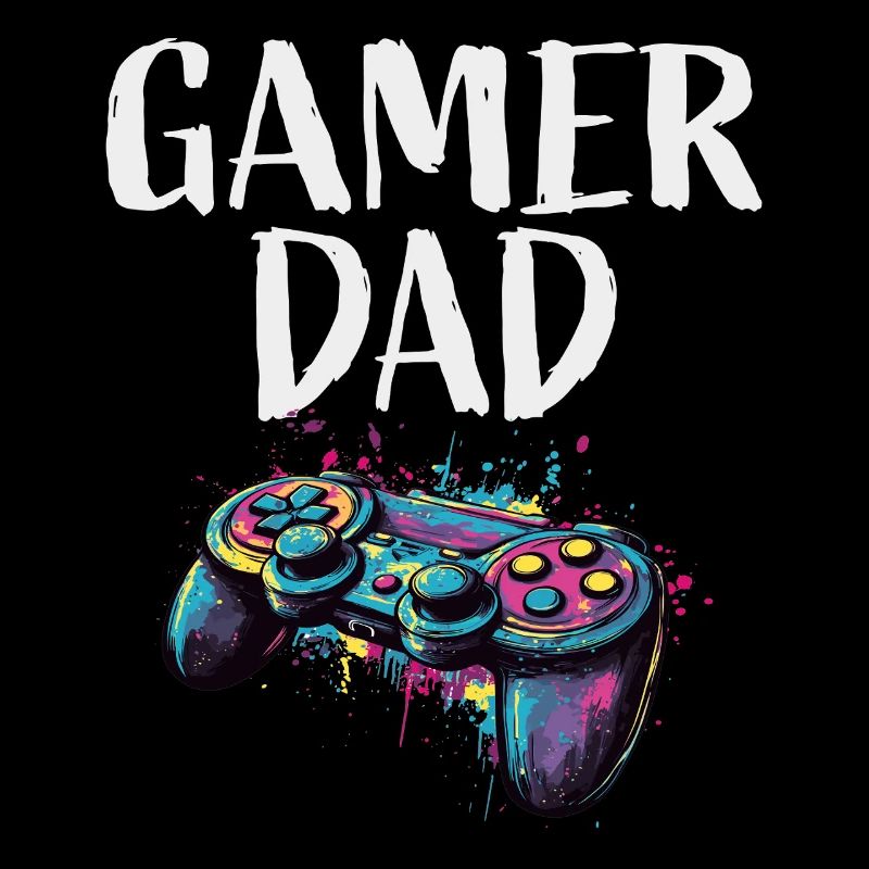 Explosion de couleurs de la manette Gamer Dad