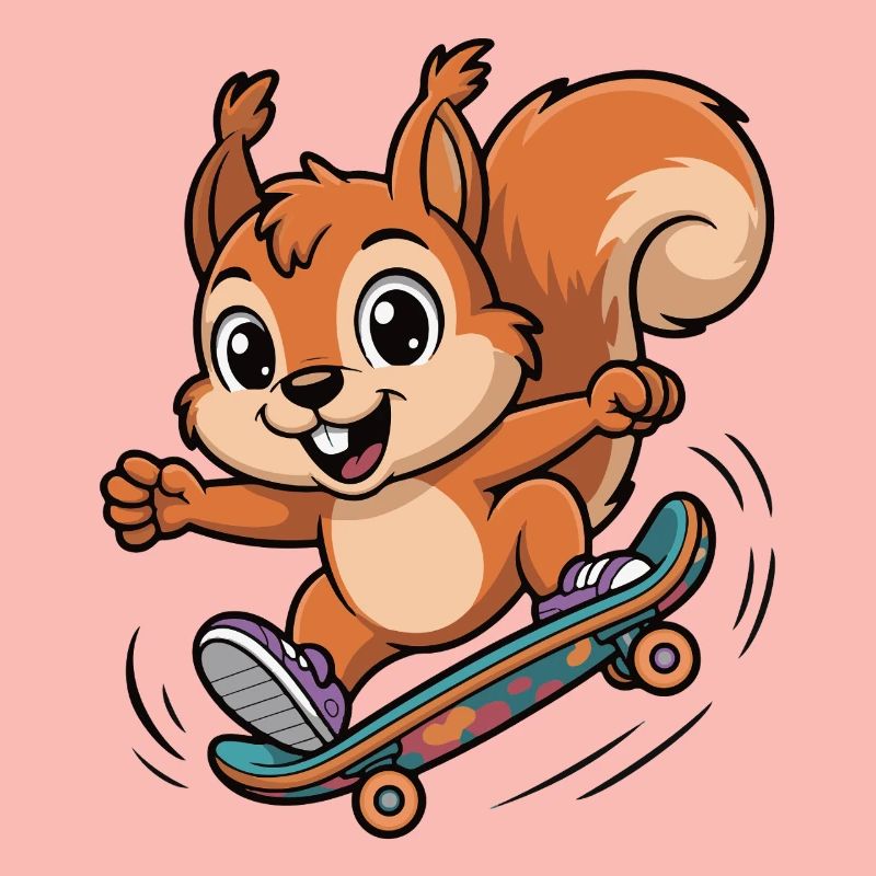 Skate-Eichhörnchen Sprinter