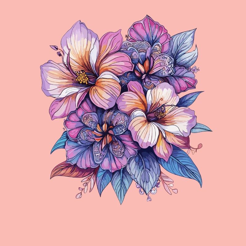 Explosion de couleurs Fleurs