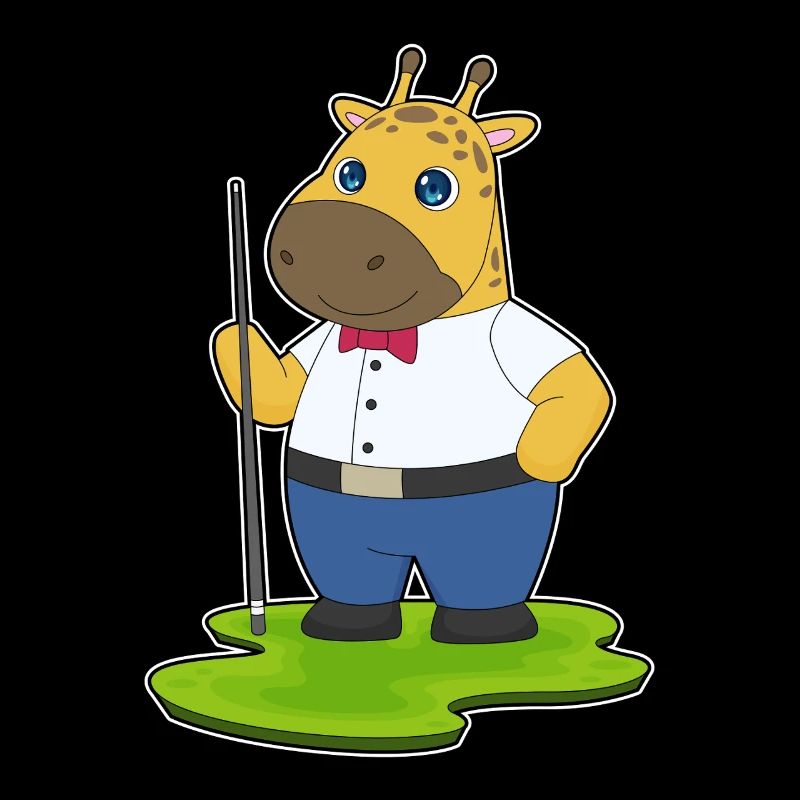 Billard de girafe Sport de queue