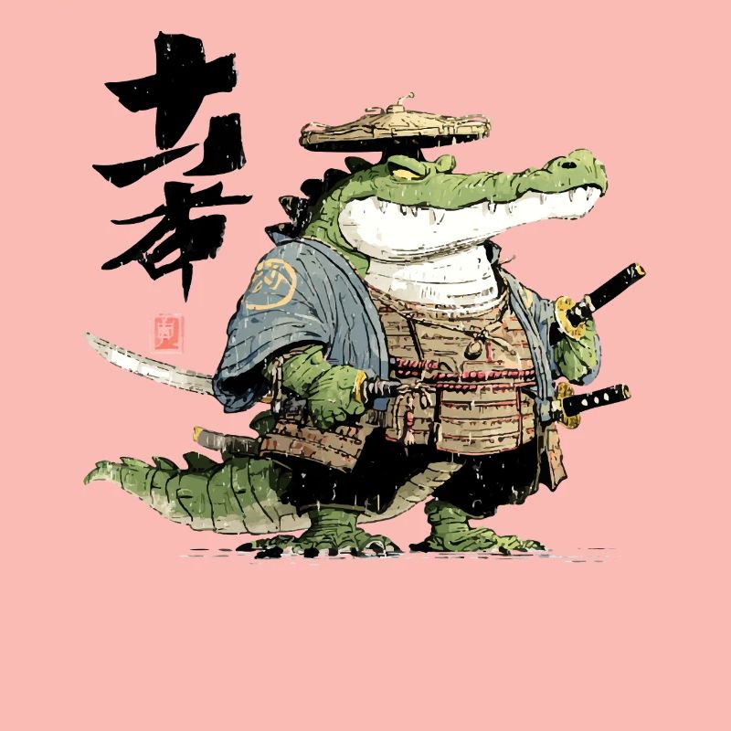 Alligator-Samurai-Duellant