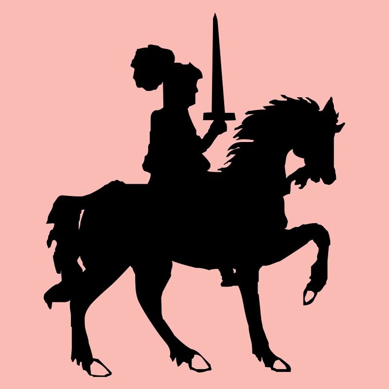 Chevalier avec épée et cheval