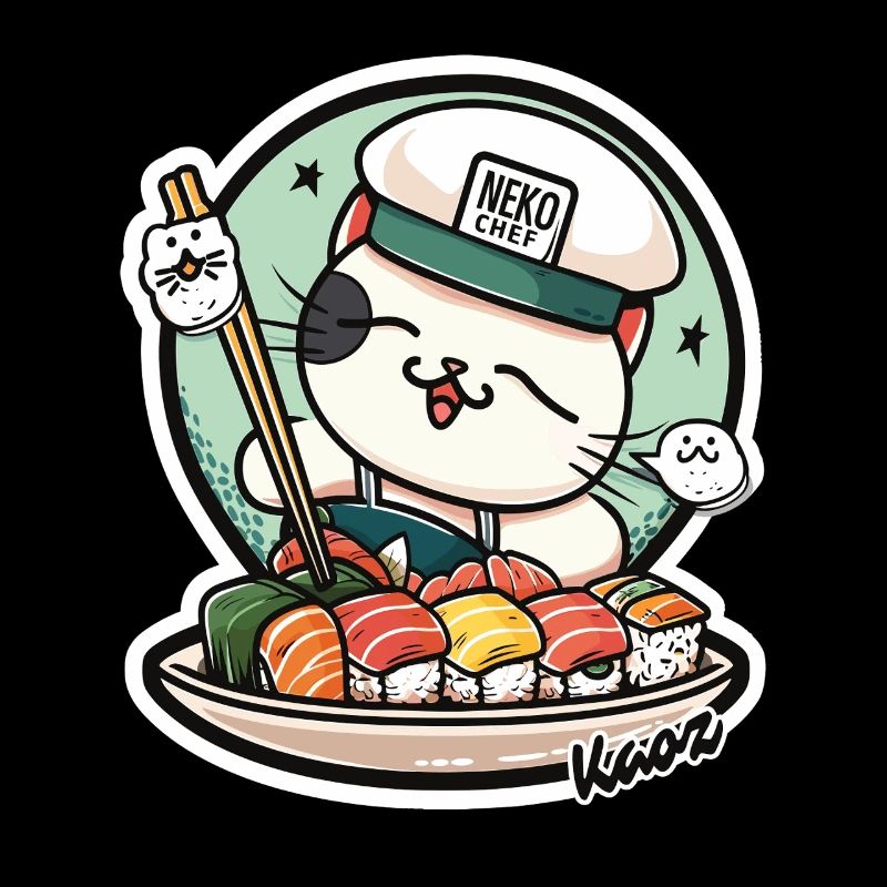 Neko Sushi Chef – Funny Cat Kitchen