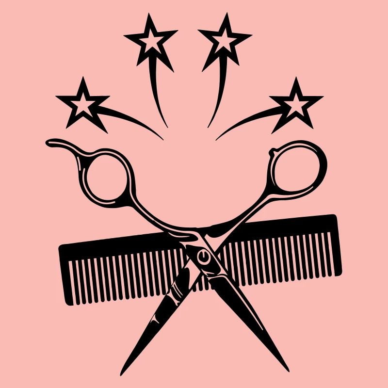 Sternschere Kamm Friseur