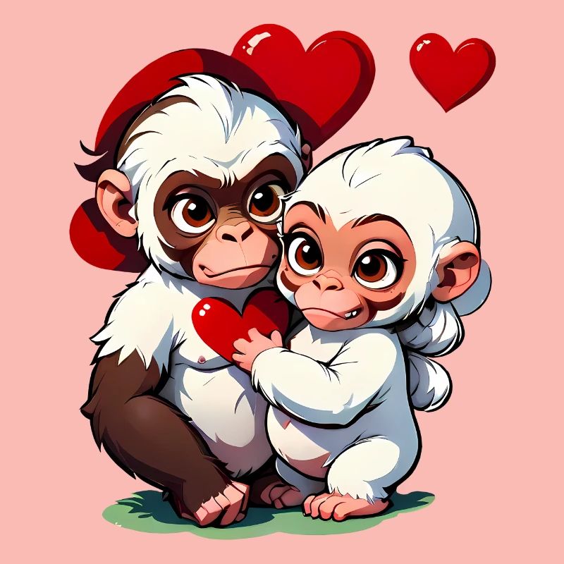 Offrez ces mignons singes pour la Saint-Valentin