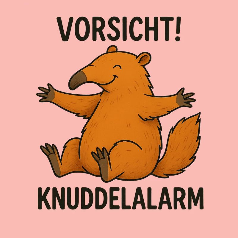 Coati Teddy Bear Cuddle Cute Love Warning