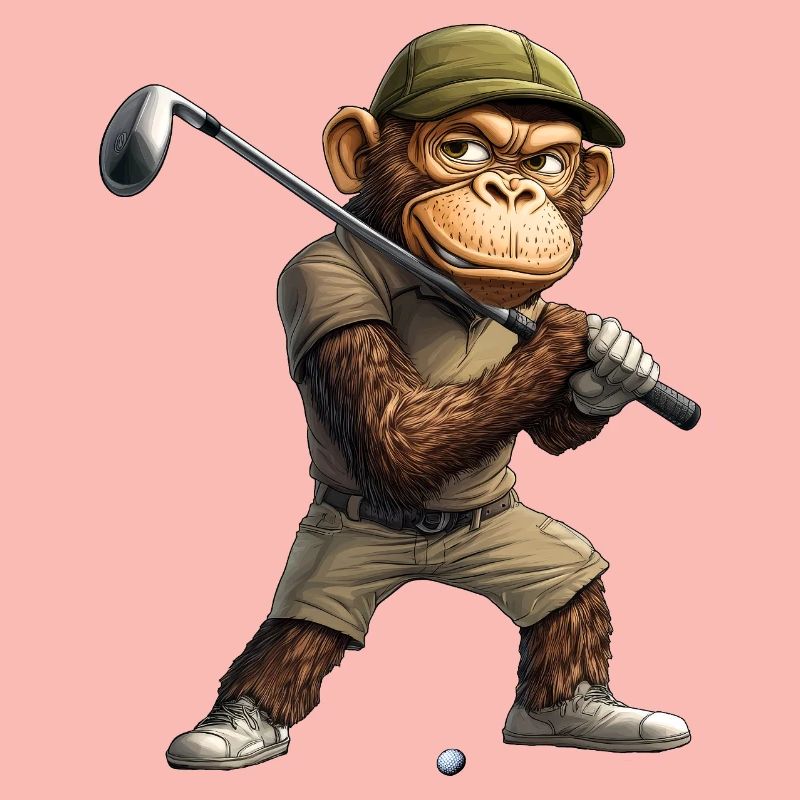 Monkey Golf / Golfer Monkey