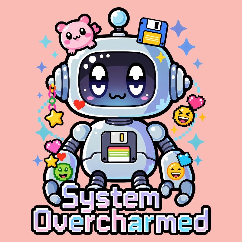 🤖 - Système surcharmé – Robot avec des breloques numériques