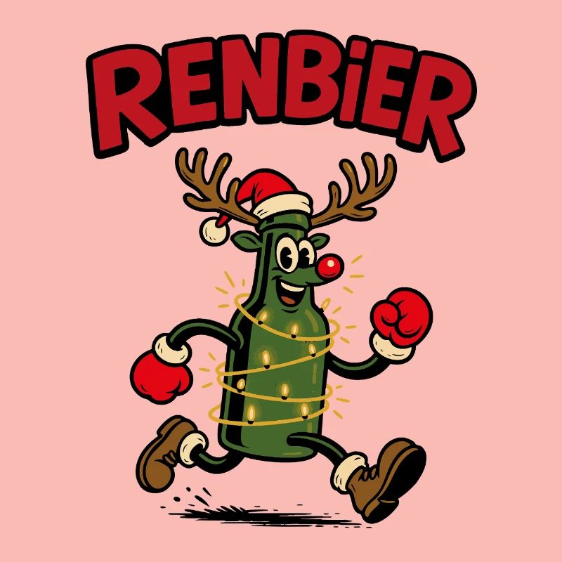 Renbier – Weihnachtsbier Geschenkidee Bier xmas