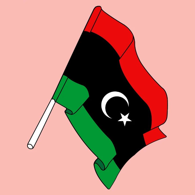 Flagge Libyen
