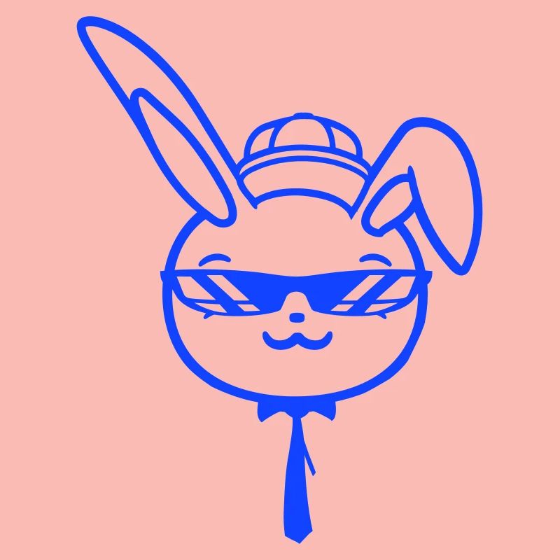 Lunettes de soleil lapin Cappy cravate Cool Hat Comic