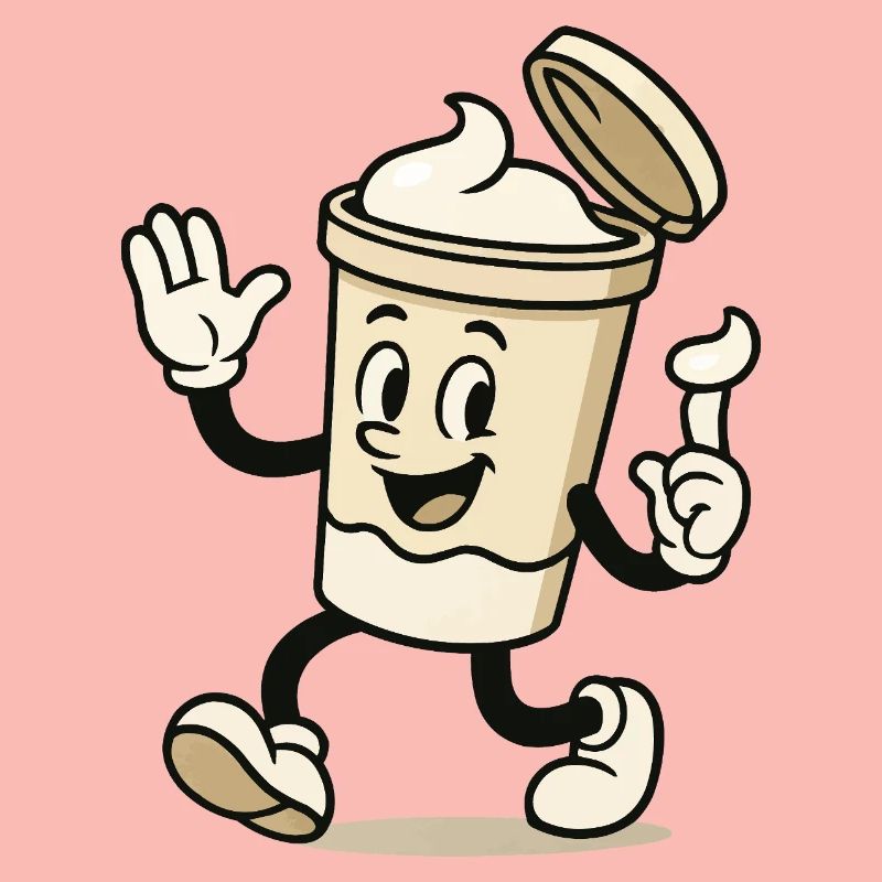 eiscreme becher comic