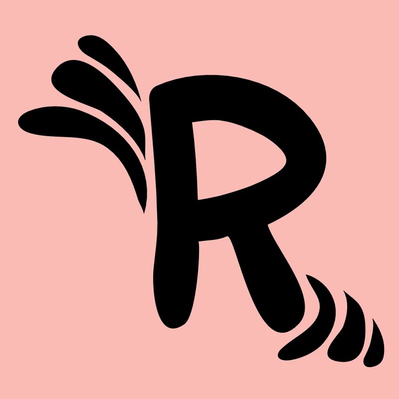 Letter R & Pattern