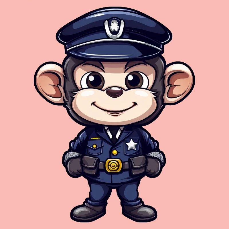 Polizei Äffchen