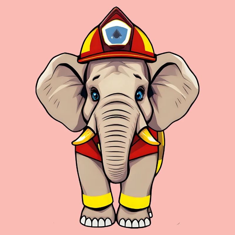 Héros Éléphant Pompier