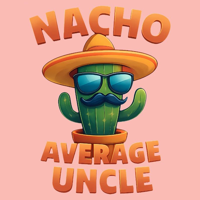 Nacho Average Uncle Cactus Design