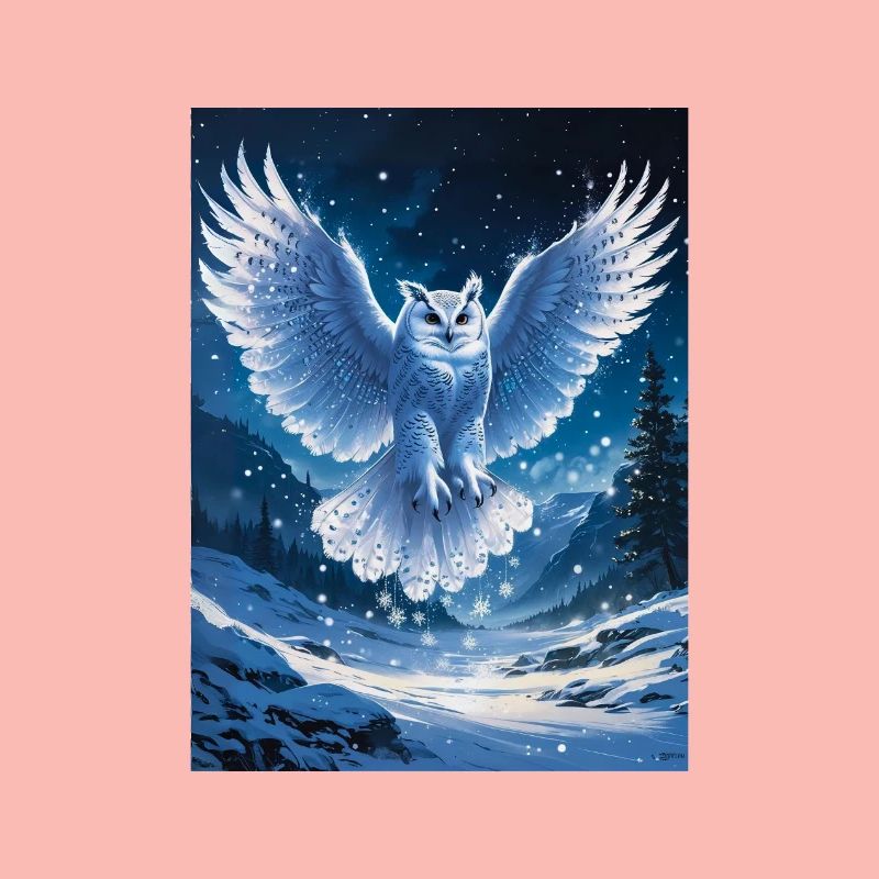 Schnee-Eule