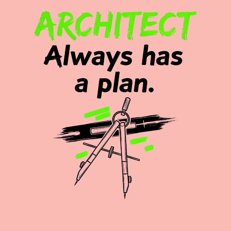 Architekt mit Plan