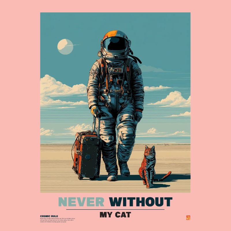 Never Without My Cat in Space