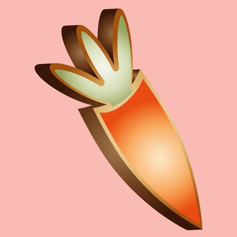 Biscuits à la carotte dans un design de Pâques