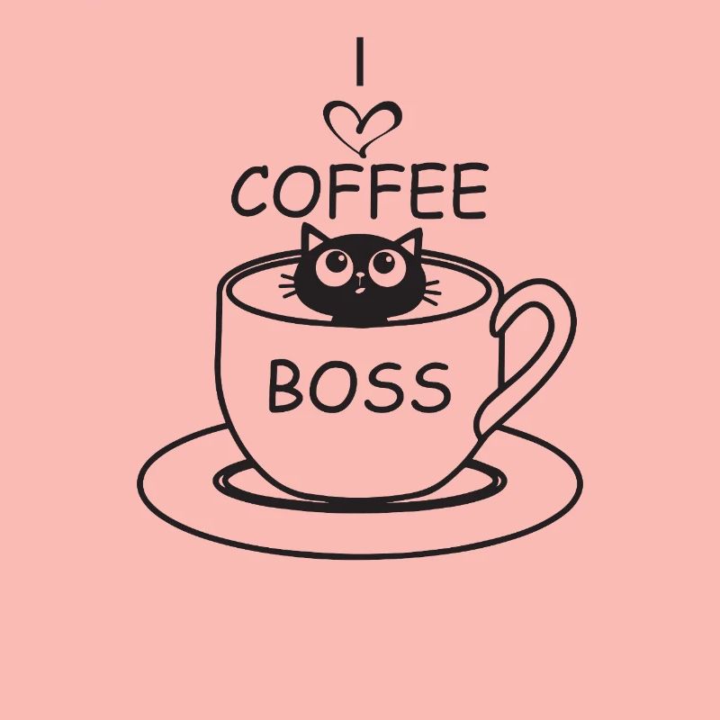 Chat de café