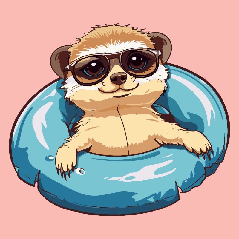 Erdmännchen Comic Cool