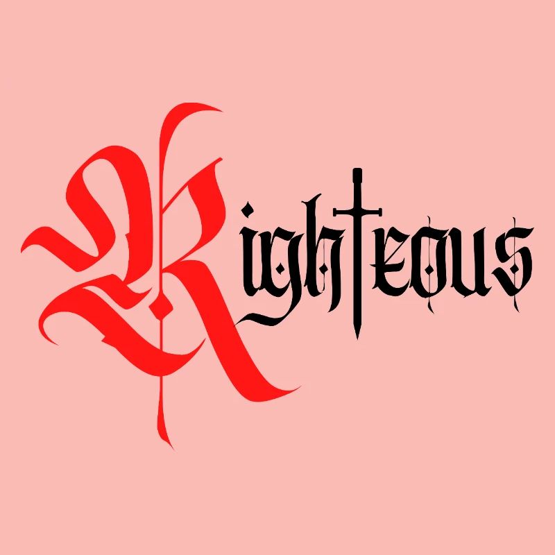 Gothic Righteous Design mit Schwert