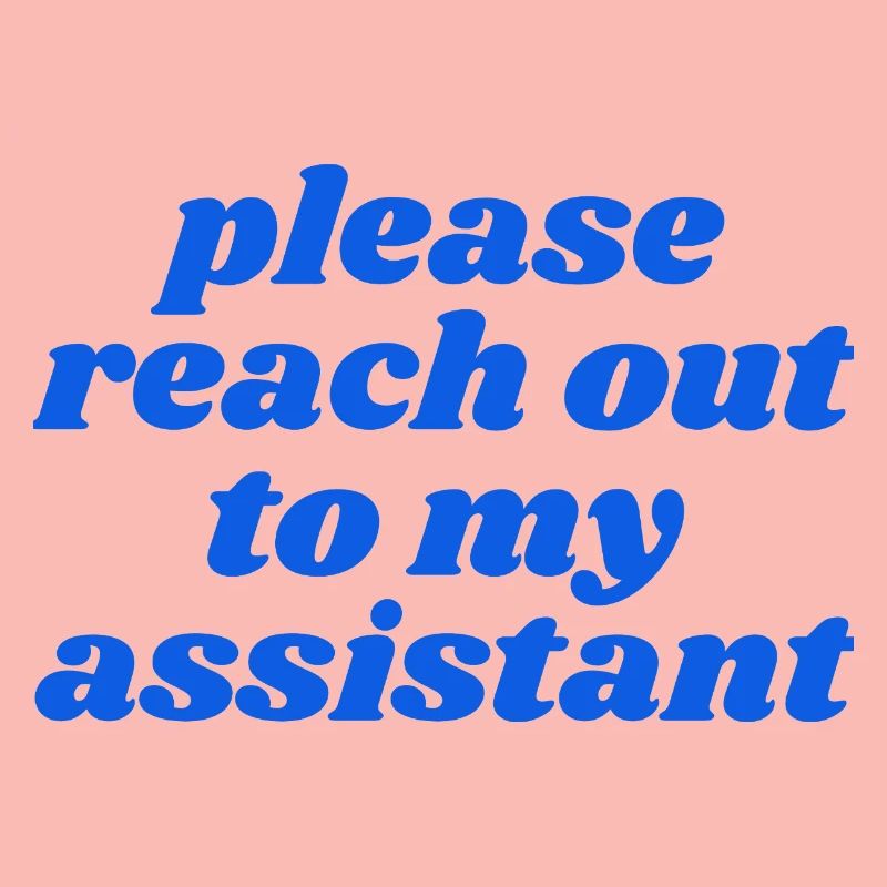 Merci de contacter mon assistant