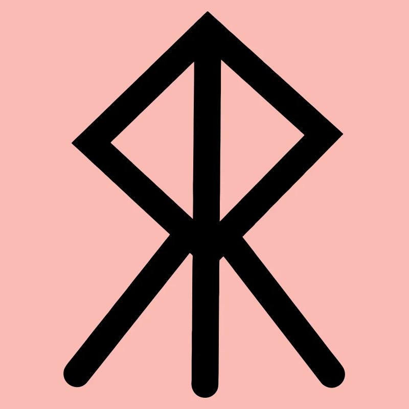 Moed Wikinger-Rune COURAGE