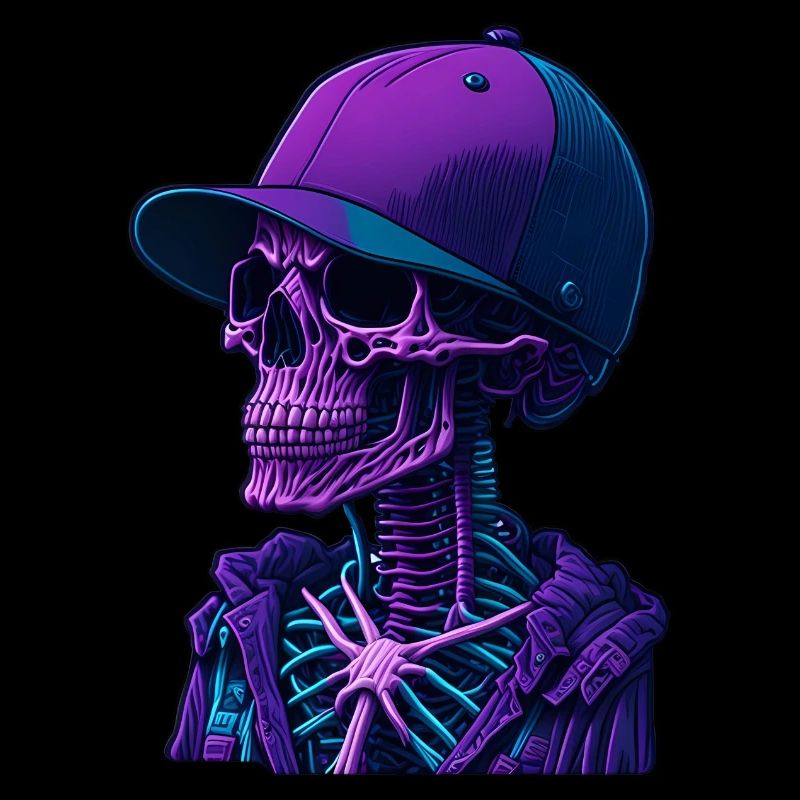Skeleton with cap