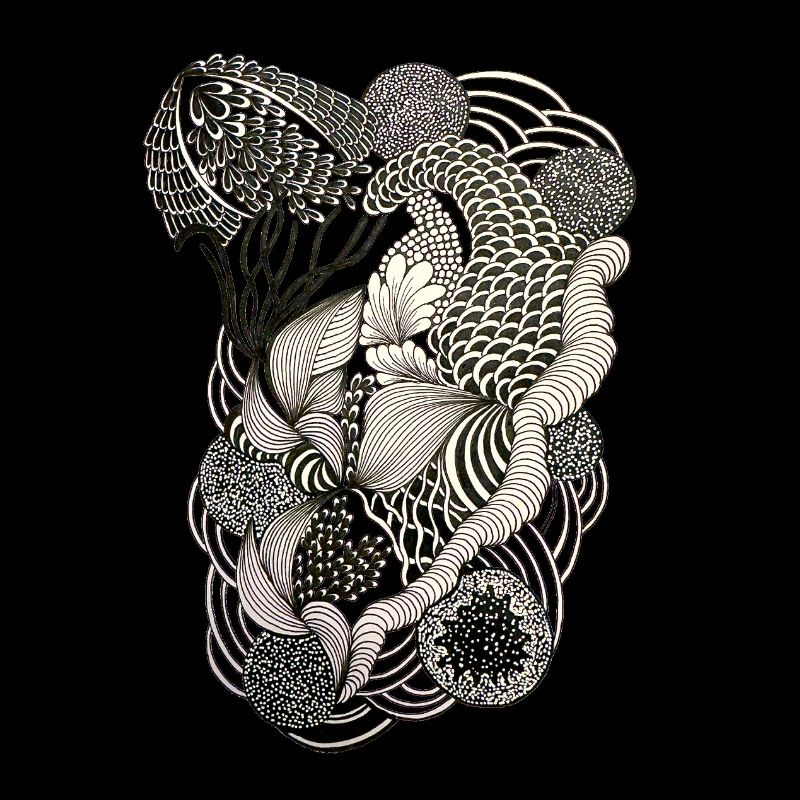 Linear flower tendrils