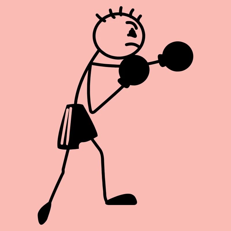 Boxfigur Strichmännchen