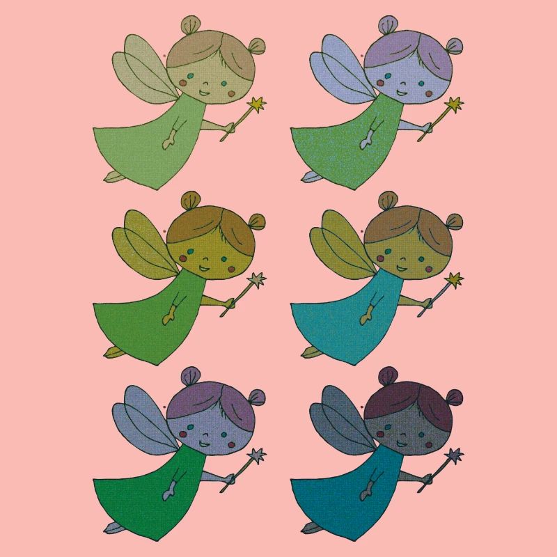 Fee 6fold multicoloured