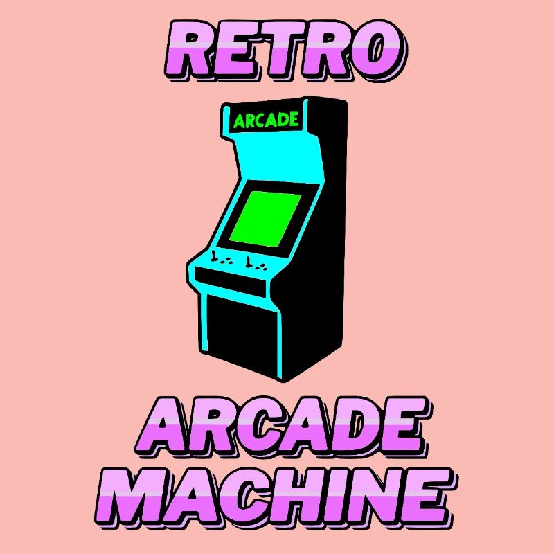 Retro arcade machine