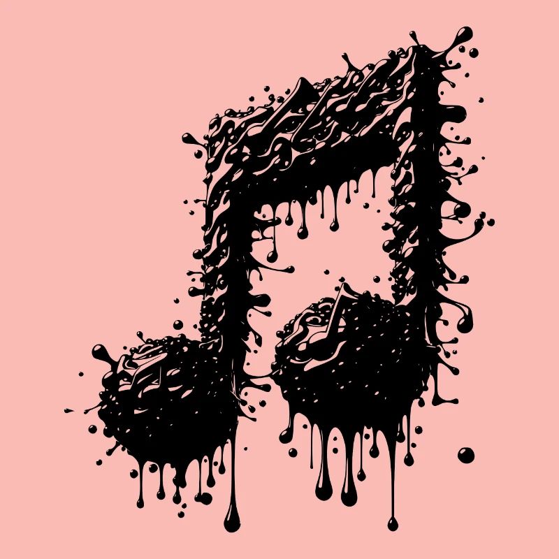 Liquid Music Eighth Notes Scale
