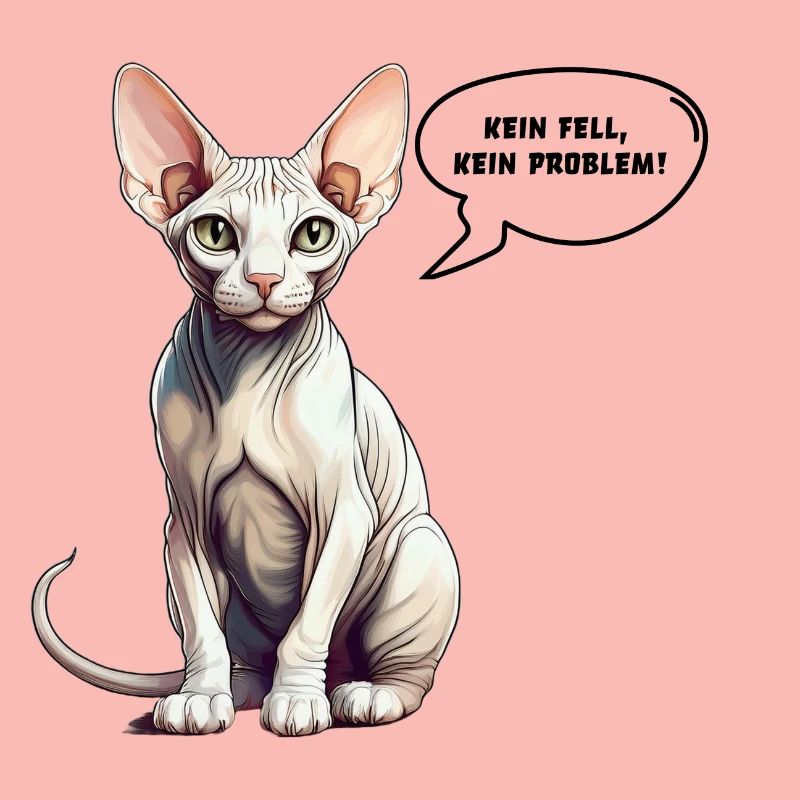 Sphynx Cat No Fur, No Problem