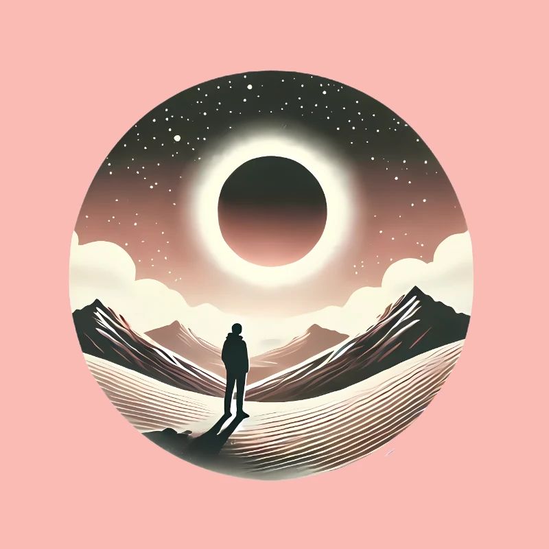 Conception de silhouette Eclipse Gaze