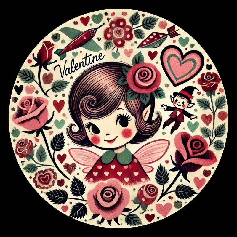 Fée Vintage de la Saint-Valentin
