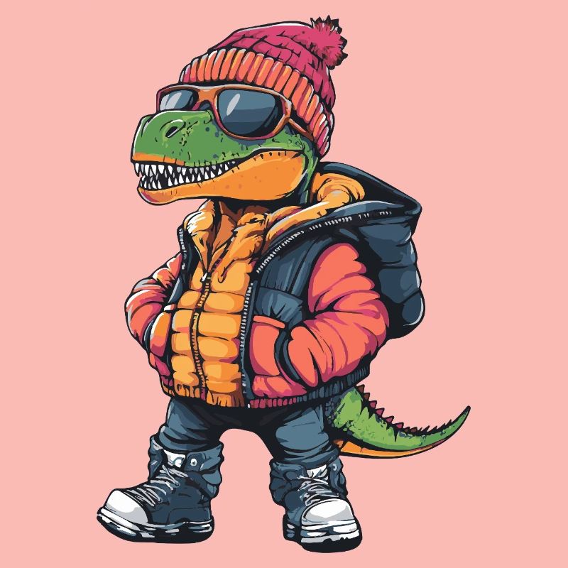 Dinosaurier T-Rex Cool Comic