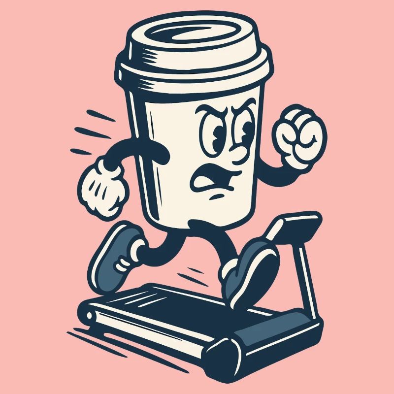 Caffeinated Sprint Coffee Cup