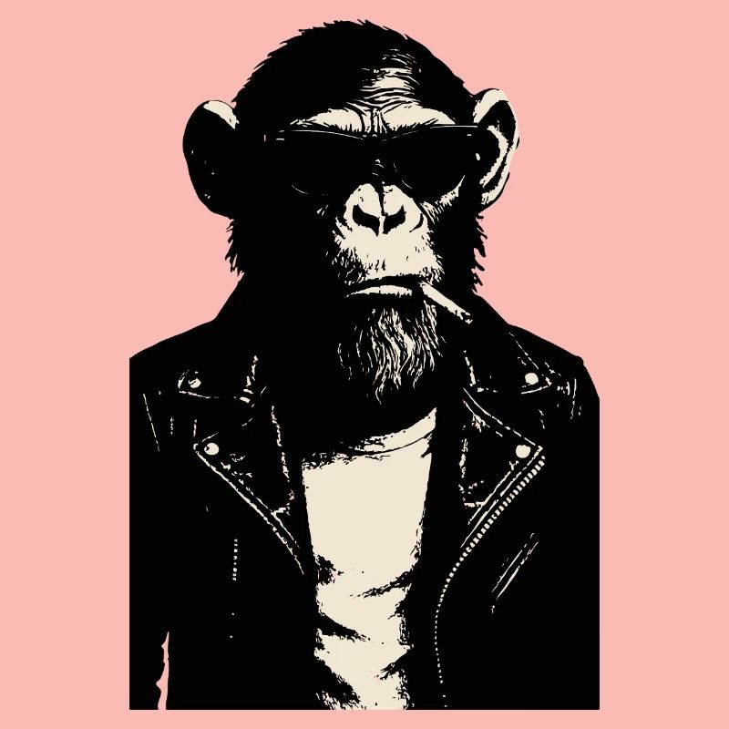 Monkey Rebel Lederjacke