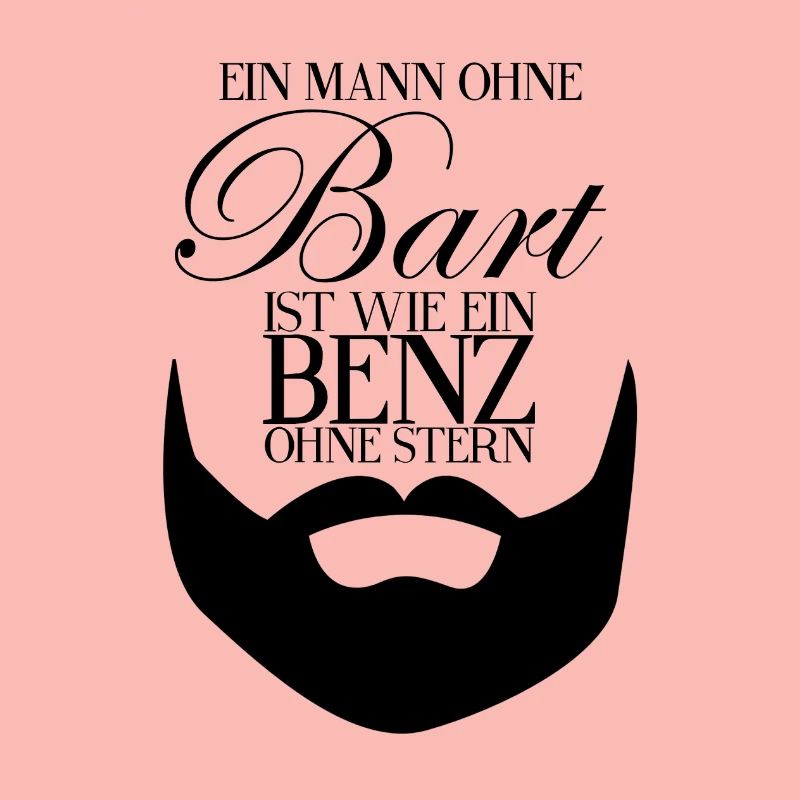 Bart, Beard - Sort - Cadeaux idée hommes