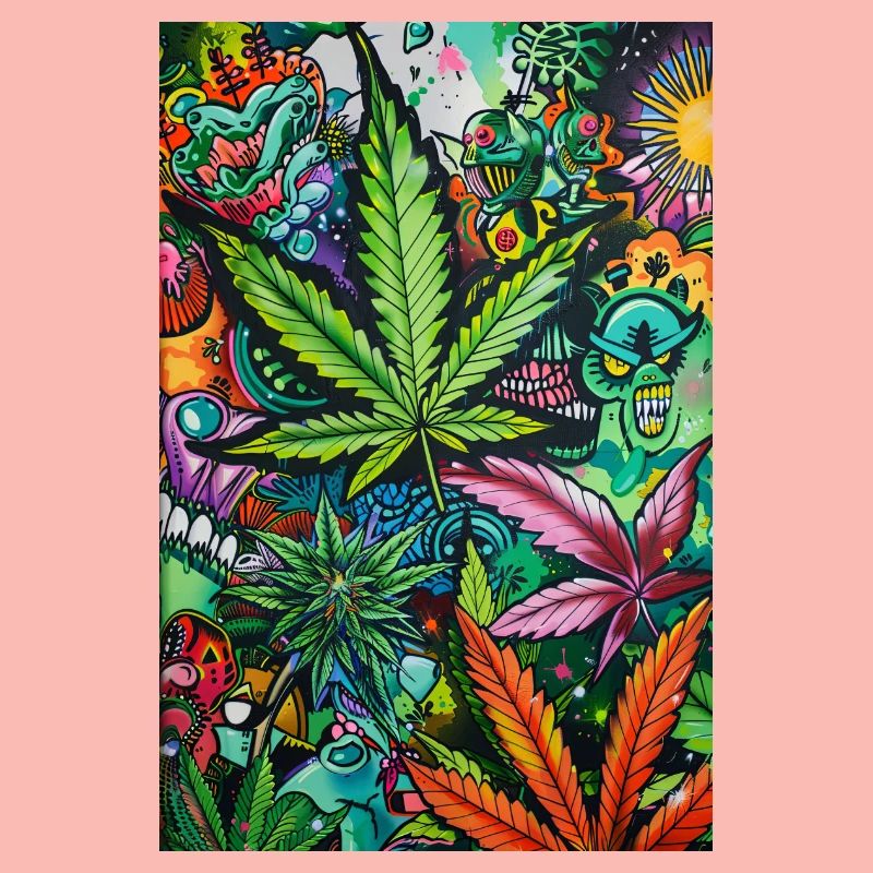 Psychedelic Leaf World