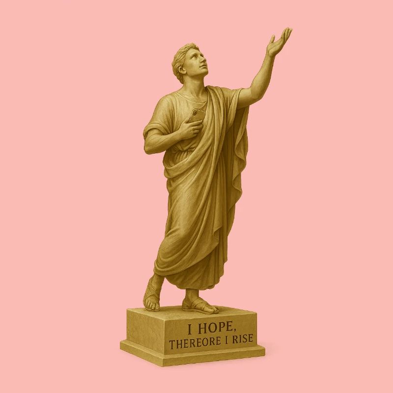 Statue d’art de l’espoir céleste