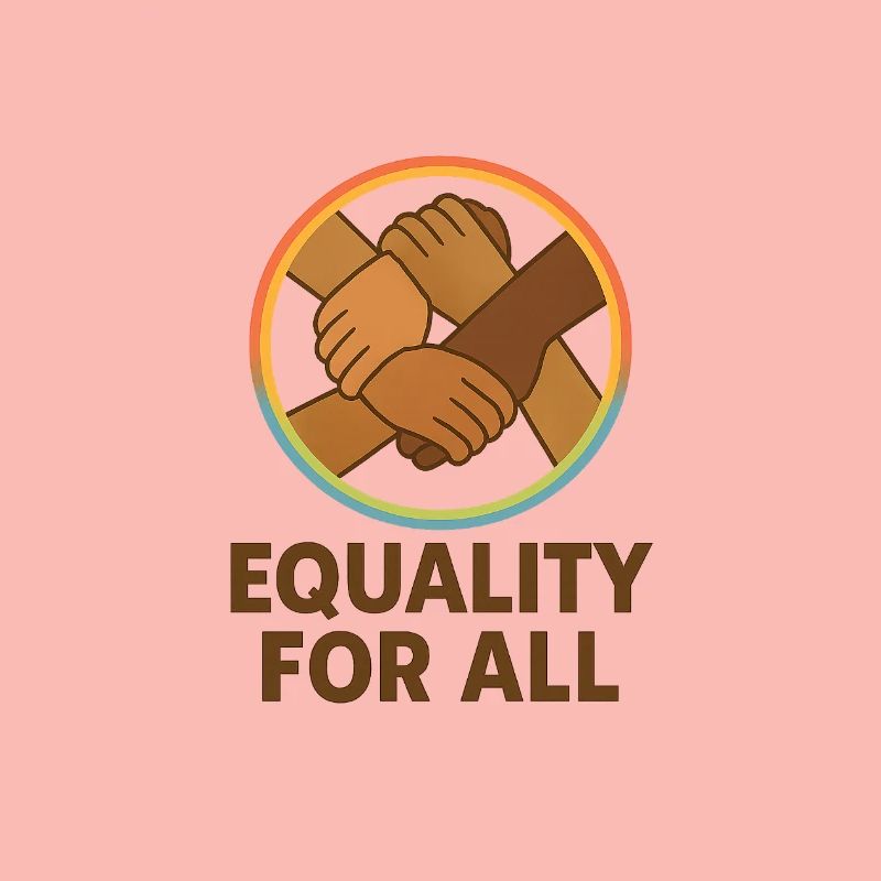 Unity Hands Conception de l’emblème circulaire